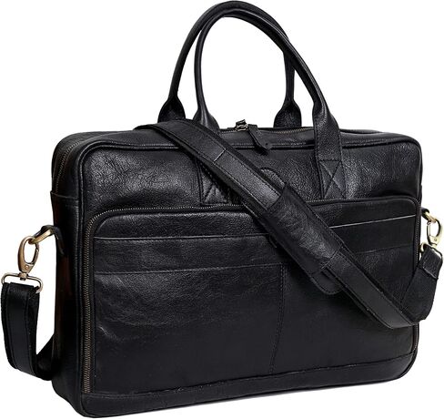 VC VINTAGE COUTURE Leather briefcase bag for men Leather Laptop Bags For Men and Women Travel Messenger Bag in Kuwait