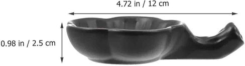 Ceramic Ink Plate Flower Shaped Calligraphy Dish for Studio Desk in Kuwait