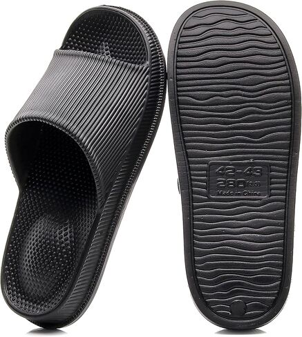 Crazy Lady Massage EVA Bathroom Sandals House Slippers | Soft cloud-like foot relief; odor-resistant, non-slip and quick-dry; lightweight for home, shower, pool and outdoor in Kuwait