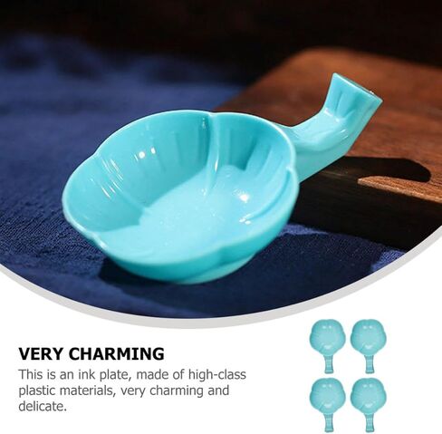 Plastic Plum Blossom Ink Plate 10pcs for Calligraphy and Painting in Kuwait