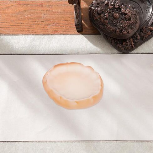 VOSAREA Glass Ink Plate for Calligraphy Brush Washing and Water Mixing in Kuwait