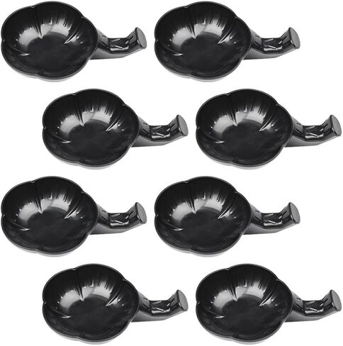 Blossom Ink Dish for Calligraphy Brushes, 12pcs Black Plastic in Kuwait