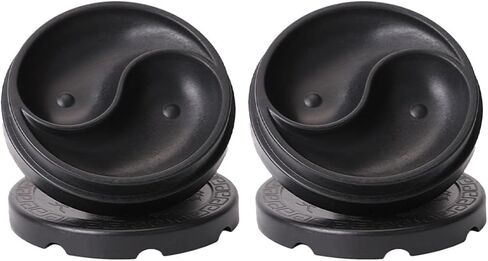 2pcs 2pcs Plastic Calligraphy Ink Tray round Lid for Practice in Saudi Arabia