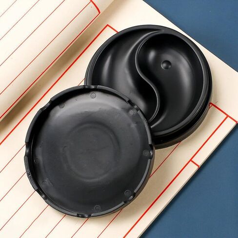 2pcs 2pcs Plastic Calligraphy Ink Tray round Lid for Practice in Saudi Arabia
