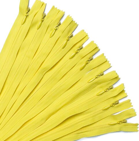 KGS Invisible Zippers for Sewing - 20 Pack 20 Assorted Colors 7 Inch Nylon Coil Concealed Hidden Zippers for Dresses, Skirts, Pillows & Sewing Craft in Kuwait