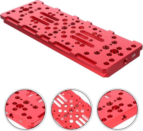 220mm Metal Telescope Mounting Plate with Saddle Clamp for Equatorial Heads in Kuwait