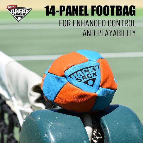 Wham-O Striker Hacky Sack 2.25" Footbag and Impact Hacky Sack 1.9" Foot Bag, for Beginners, Portable Lightweight (Orange) in Kuwait