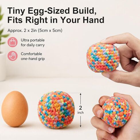 3-Pack Hacky Crochet Footbags Sack, Knitted Kick Sack Balls in Kuwait