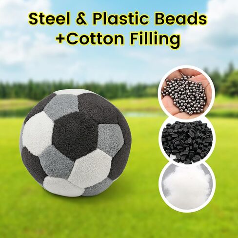 Faux Suede Leather Footbag Sack 1 Pcs, Steel Beads Filling Original Footbag in Saudi Arabia