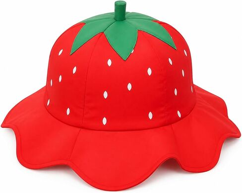 ComfyCamper Strawberry Shortcake Hat Bonnet for Women and Girls - Costume Cosplay Womens Halloween Costumes Berry Costume in Kuwait