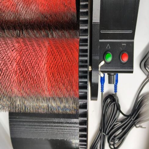 Electric Wool Carding Machine, Wool Drum Carder Fiber Carding Machine, Adjustable Forward and Reverse Speed, with Foot Pedal, Fast Color Mixing Wool Blending Wheel, for Combing Blending in Kuwait