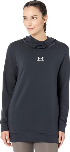 تونيك نسائي من Under Armour بأكمام طويلة Rival Terry Funnel in Kuwait