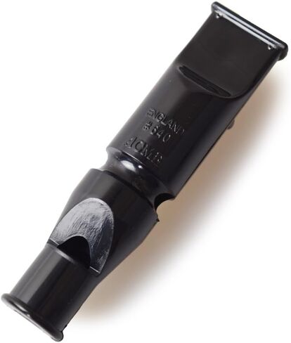 Acme No. 640 Moulded Double Tone Plastic Combi Dog Whistle Black in Kuwait