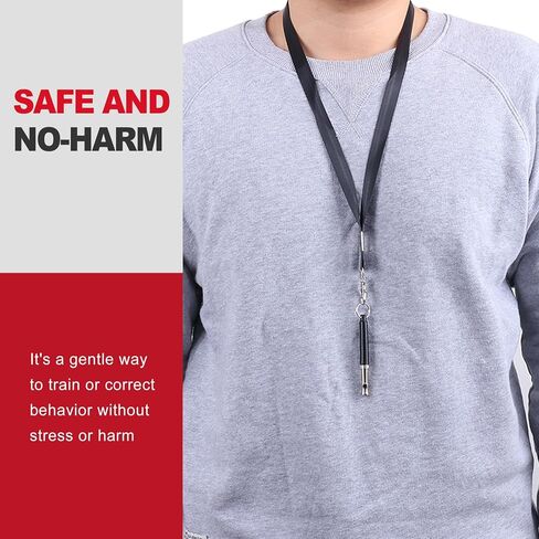 2 Pack Dog Whistle to Stop Barking - Adjustable Ultrasonic Silent Dog Training Whistle for Recall, Professional Tool for Deaf Dogs and Neighbor Barking Control with Lanyard in Saudi Arabia