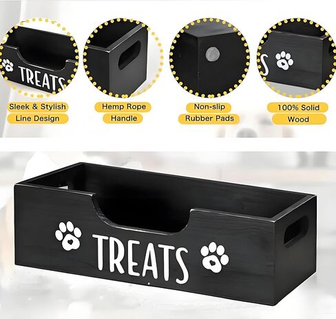 Dog Treats Container Set for Countertop, Dog Food Storage with 3 Jars in Saudi Arabia