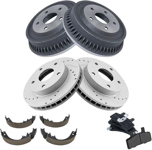 Brake Semi-Metallic Drilled Slotted for Dodge Ram 1500 1994-1999 in Kuwait