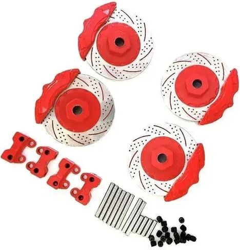 Metal Brake Discs Calipers 4Pc for Traxxas for TRX4 for Bronco 1/10 RC Car in Kuwait
