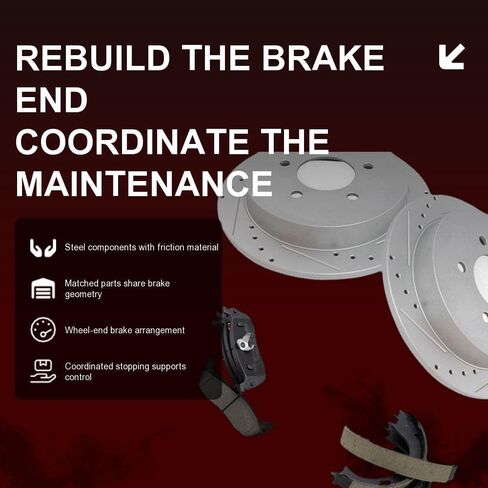 Brake Semi-Metallic Vented for Chevrolet K1500 Suburban 1995-1999 in Kuwait
