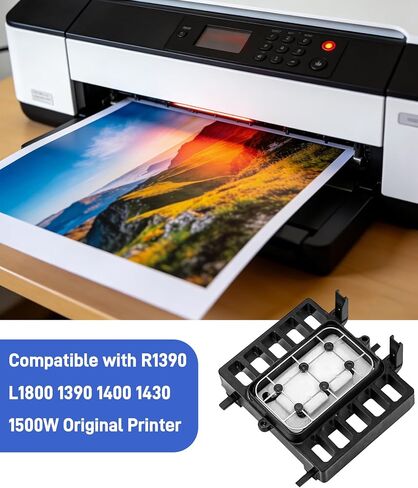 Ademon L1800 DTF Printhead Cap Top, Waste Ink Pad Capping Station Compatible with R1390 L1800 1390 1400 1430 1500W Original Printer in Kuwait
