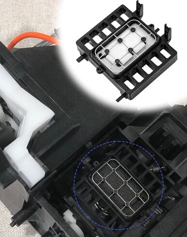 Ademon L1800 DTF Printhead Cap Top, Waste Ink Pad Capping Station Compatible with R1390 L1800 1390 1400 1430 1500W Original Printer in Kuwait