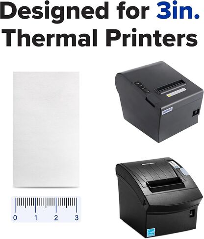 KICTeam Cleaning Cards for Thermal Printers, 3in Width (25 Pack) in Kuwait