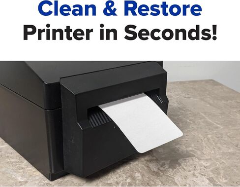 KICTeam Cleaning Cards for Thermal Printers, 3in Width (25 Pack) in Kuwait