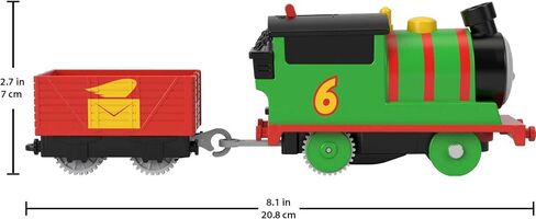 Thomas & Friends Motorized Toy Train Percy Battery-Powered Engine with Tender for Pretend Play Preschool Kids Ages 3+ Years​ in Kuwait