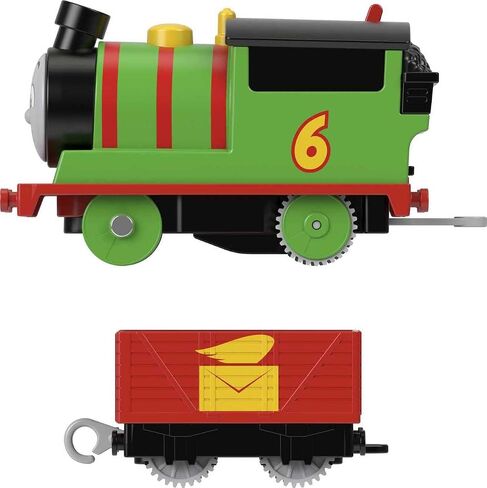 Thomas & Friends Motorized Toy Train Percy Battery-Powered Engine with Tender for Pretend Play Preschool Kids Ages 3+ Years​ in Kuwait