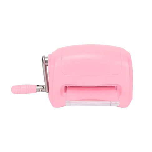 Portable Embossing Machine for DIY Scrapbooking and Paper Crafts, Pink Plastic and Zinc Alloy Manual Die Cutting Tool in Kuwait