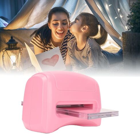 Portable Embossing Machine for DIY Scrapbooking and Paper Crafts, Pink Plastic and Zinc Alloy Manual Die Cutting Tool in Kuwait