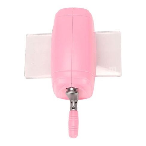 Portable Embossing Machine for DIY Scrapbooking and Paper Crafts, Pink Plastic and Zinc Alloy Manual Die Cutting Tool in Kuwait