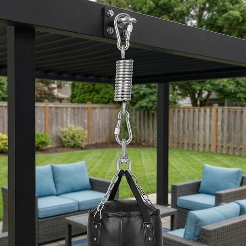 Premium Hammock Chair Hanging Kit with 2 Carabiner and Rotating Hook in Kuwait