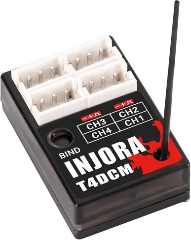 INJORA 4CH T4DCM Compact Receiver for INJORA Transmitter T6DC T6DCG T6M in Kuwait