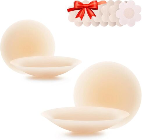 WIGI Premium Nipple Covers, Reusable Silicone Nipple Covers & Disposable Nipple Pasties for Women, Invisible & Breathable in Saudi Arabia