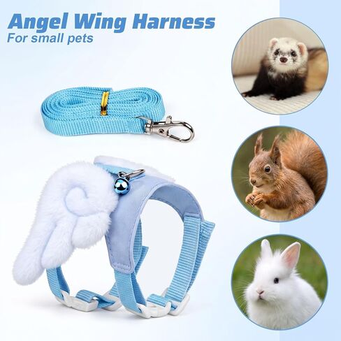 Nogeqi Ferret Harness and Leash Set, Guinea Pig Harness and Leash in Kuwait