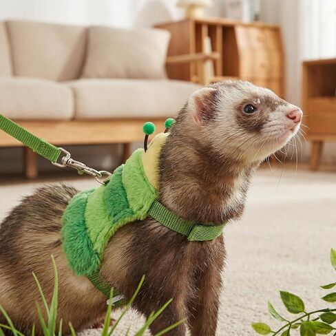 Ferret Harness and Leash Set Small Animals Vest Harness in Kuwait