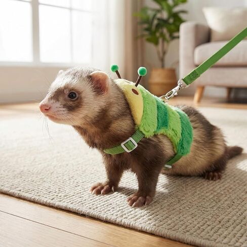 Ferret Harness and Leash Set Small Animals Vest Harness in Kuwait