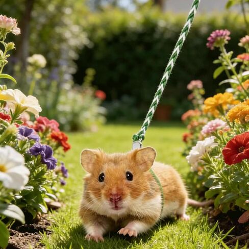 5 Pack Adjustable Hamster Harness and Leash Set, Soft Rat Harness Rat Leash, Small Animal Walking Vest Lead for Hamster, Rat, Mouse, Ferret, Chinchilla, Rabbit, Guinea Pig, Squirrel, 55 Inch in Kuwait