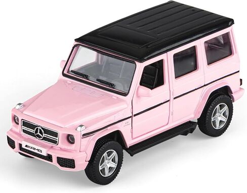 Car Toys for 3 4 5 Year Old Girls Gifts,1/36 Scale G63 Diecast Metal Model Car,Pull Back Cars Toys for Kids Age 3-6(Pink) in Kuwait