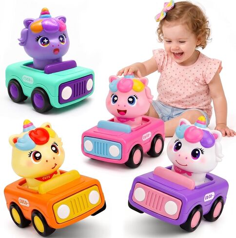 Press Go Car Toy Service Car Push and Go Friction Vehicle for for Kids in Kuwait