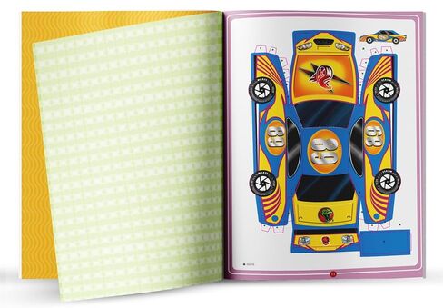 Make your own Paper Figure - Racing Cars (Activity Book for kids) in Kuwait