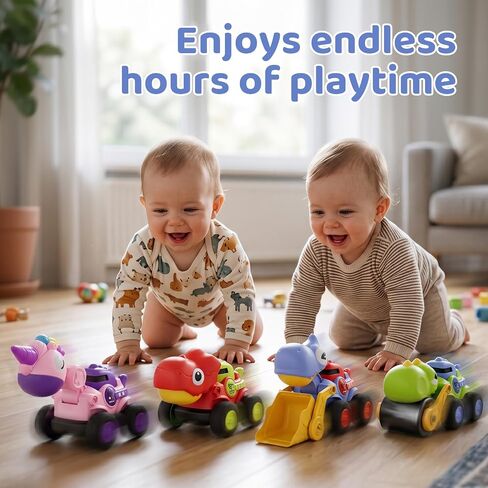 ALASOU Dinosaur Construction Car Toys for 2 Year Old Boy Birthday Gift in Kuwait