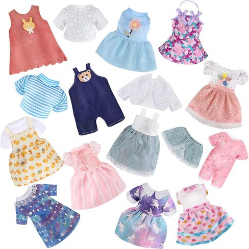 Girl Doll Clothes & Accessories 12 Sets for 12 Inch Dolls in Kuwait