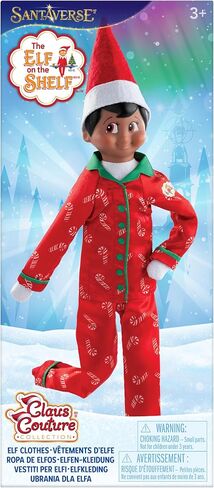 The Elf on the Shelf Claus Couture Candy Cane Pajama Set in Kuwait