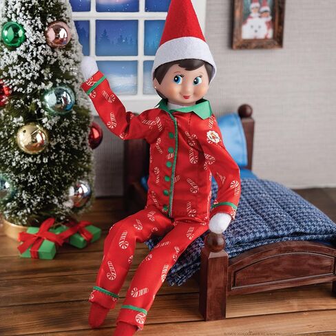 The Elf on the Shelf Claus Couture Candy Cane Pajama Set in Kuwait