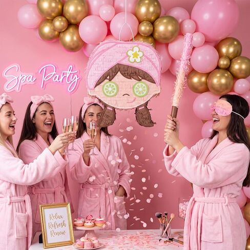 3 Pcs Spa Piñata for Girls with Stick and Blindfold in Kuwait