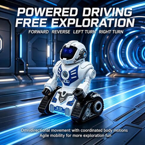 Voice Control Robot with Talking, Singing and Dancing(White) in Kuwait