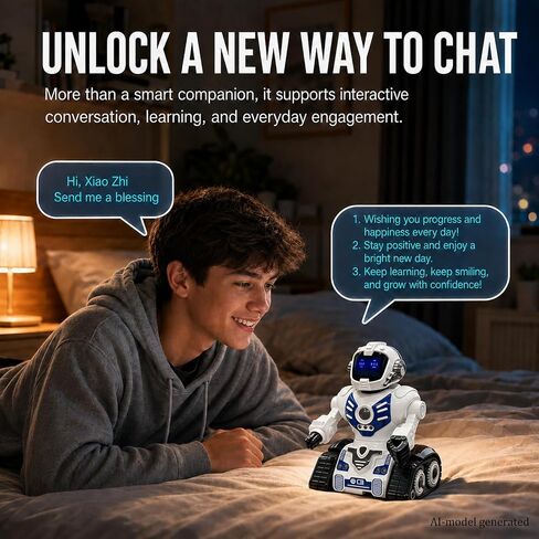 Voice Control Robot with Talking, Singing and Dancing(White) in Kuwait