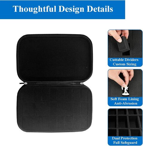 Storage Case for Collectible Figures,Hard EVA with Customizable Foam in Kuwait
