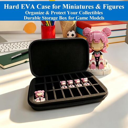 Storage Case for Collectible Figures,Hard EVA with Customizable Foam in Kuwait